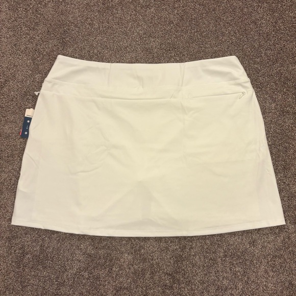 Tommy Bahama Women's White Skort Size XL Golf Pockets Quick Dry UPF 50 NWT - Picture 4 of 13